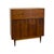 Vintage Mid-Century Modern Highboy Dresser Dovetailed Drawers Brass Finished Pulls. For Sale - Image 4 of 12