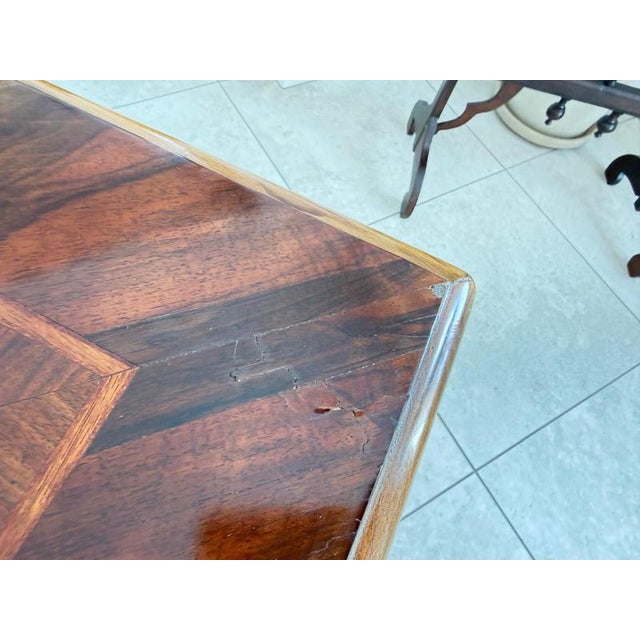 Brown Antique Baroque Refectory Dining Table For Sale - Image 8 of 18