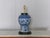 Early 19th Century Antique Delft Blue and White Porcelain Vase Made into Modern US Wired Table Lamp For Sale - Image 5 of 5
