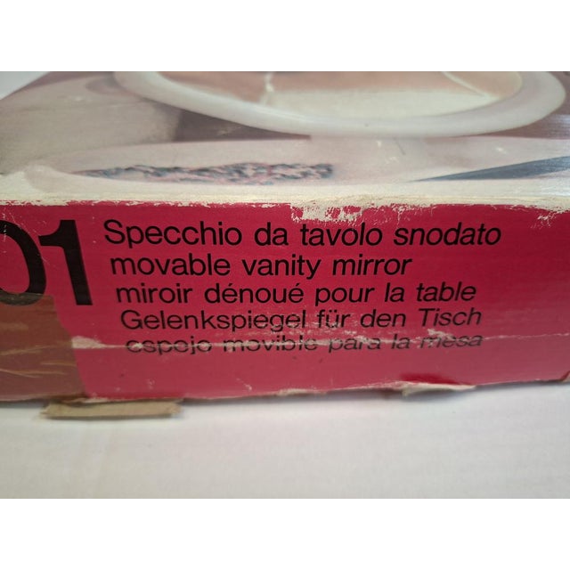 Vintage Space Age Sylvie Table Mirror from Gedy, 1970s For Sale - Image 10 of 11