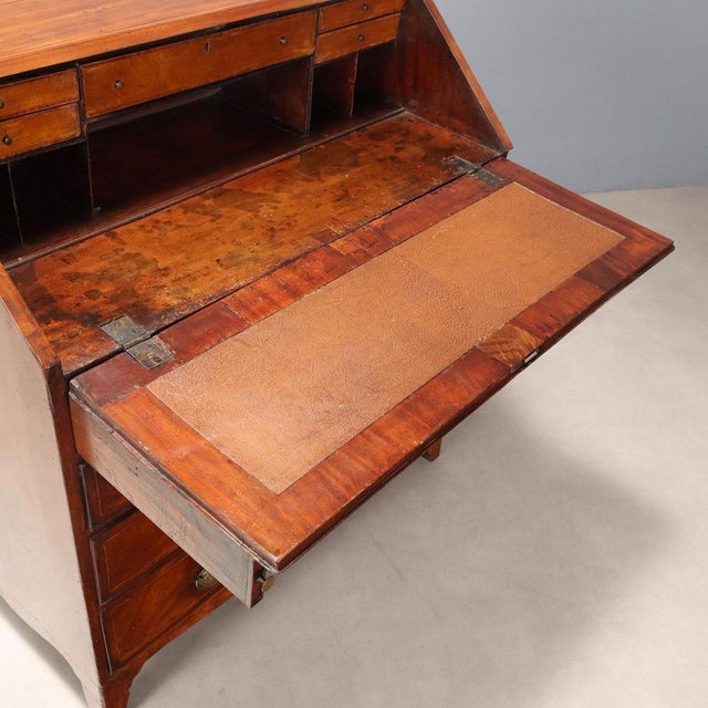 Walnut Drop-Leaf Chest with Threads For Sale - Image 6 of 14