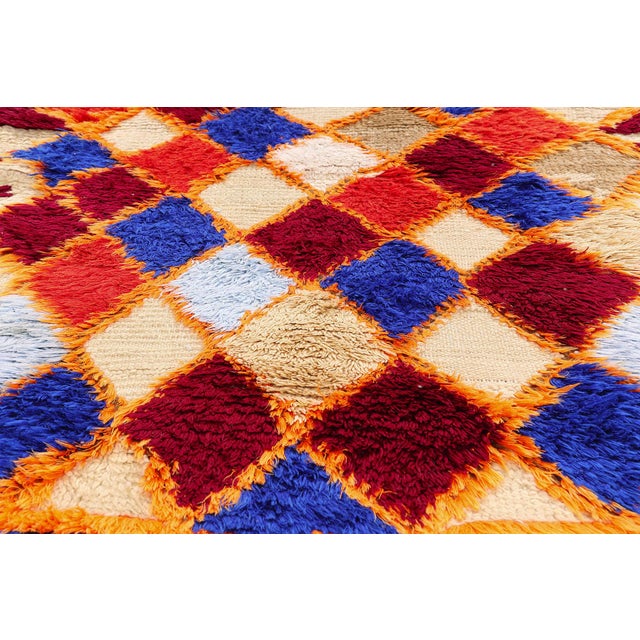 Late 20th Century Vintage Azilal Moroccan Rug, 02'11 X 05'10 For Sale - Image 5 of 10
