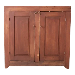 Antique Primitive Cupboard Cabinet