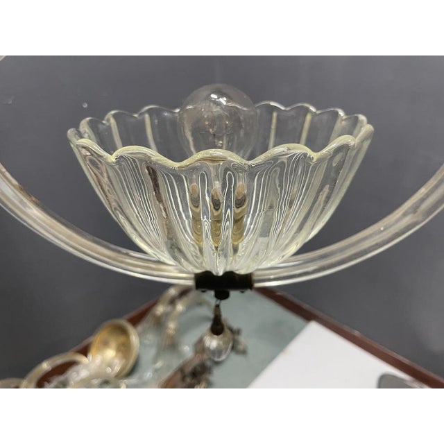 1950s Murano Glass Pendant Light by Ercole Barovier, 1950s For Sale - Image 5 of 10