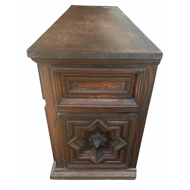 Artes De México Internacionales 1960s Coffered Buffet Credenza - 72” W × 36” H × 20” D For Sale - Image 4 of 5
