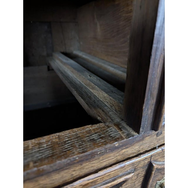 Wood Antique Provincial Oak Chest of Drawers, 1700s For Sale - Image 7 of 16