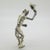 Metal Vintage Italian Handmade Silver Fox Pinocchio Figurine, Arezzo, Tuscany, 1970s For Sale - Image 7 of 15