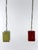 Mid-Century Modern Rectangular Polychrome Pendant Lamps, Germany, 1960s, Set of 2 For Sale - Image 14 of 18