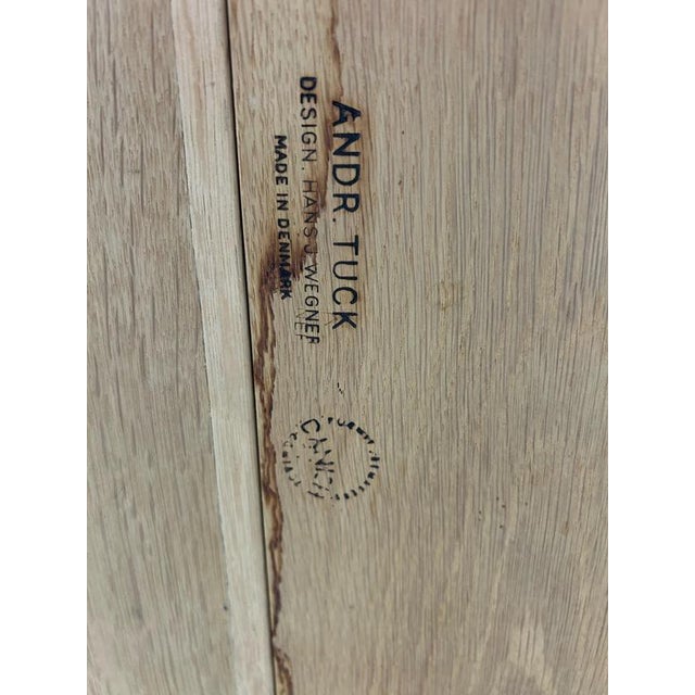 PP70 Round Extendable Dining Table attributed to Hans J. Wegner for Andreas Tuck, Denmark, 1970s For Sale - Image 9 of 10