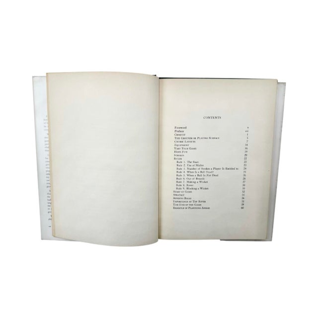 1950s Croquet Rules and Strategy for Home Play by Paul Brown 1957 Book For Sale - Image 5 of 12