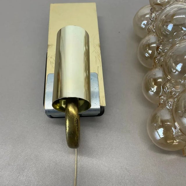 Amber Glass Wall Light from Helena Tynell from Glashütte Limburg, 1960s For Sale - Image 17 of 18