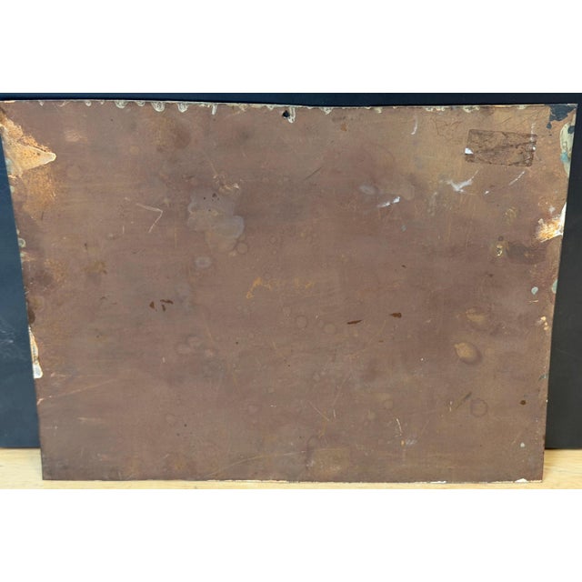 Mid 20th Century Mexican Ex-Voto Retablo Painting, Dated 1960, Harvest Prayer to the Holy Cross For Sale - Image 5 of 13