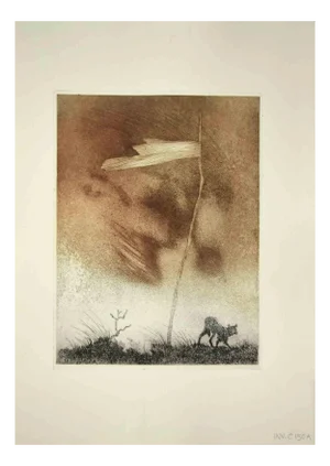 Leo Guida, The Boundary, Etching, 1970s