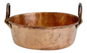 19th-Century Large French Copper Pan