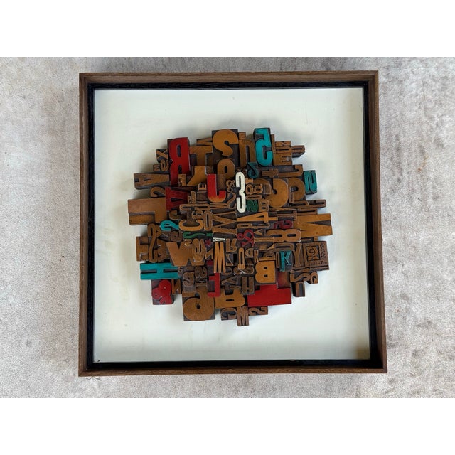 Mid Century Cube Wall Art AlphaSculp Sheldon Rose For Sale In Philadelphia - Image 6 of 10