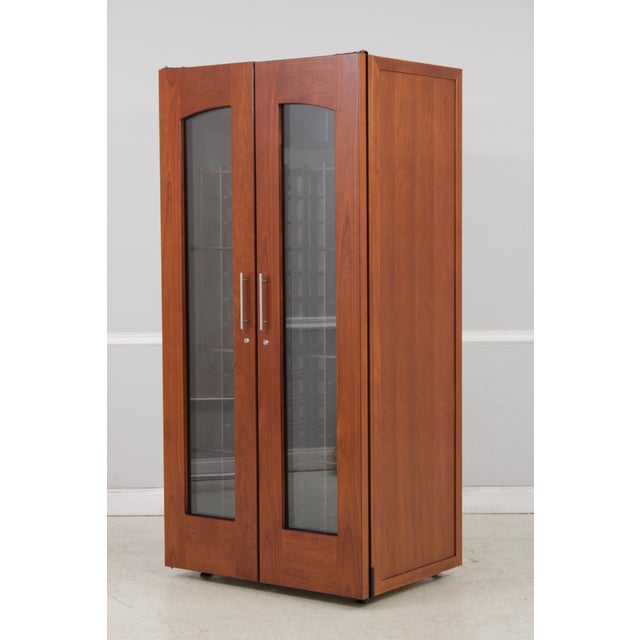 Traditional 1990s Lacache Contemp 2400 Cherry Wine Cooler For Sale - Image 3 of 18