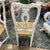 1980s Set of Four Italian Rush Seat Dining Chairs For Sale - Image 6 of 9