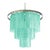 Mezzaga Modern Sea Green Murano Glass Sputnik Chandelier, Italian SimoEng, Mazzega Style For Sale - Image 4 of 10