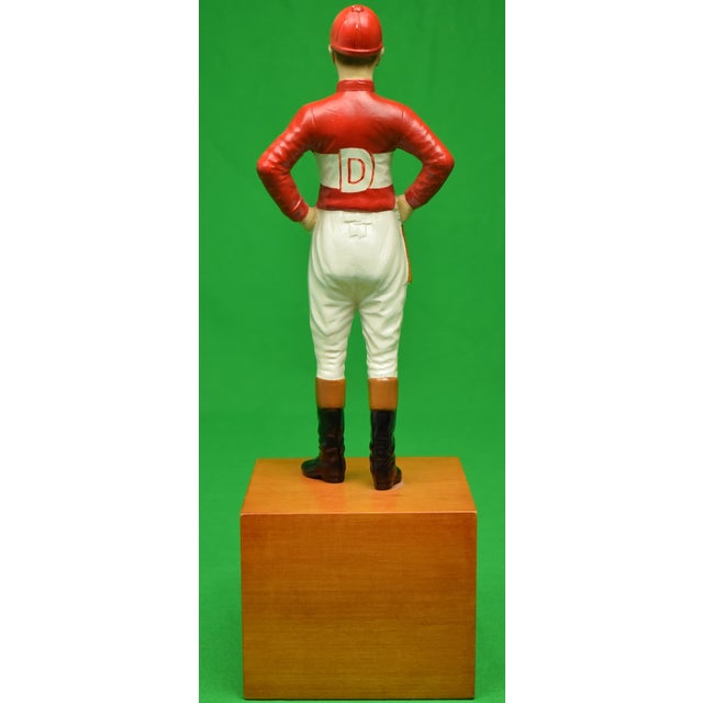 Traditional "21" Club Jockey W/ b.a. Dario Owner's Plaque For Sale - Image 3 of 6