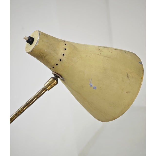 1950s Italian Brass and Marble Floor Lamp, 1950s For Sale - Image 5 of 17