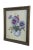 Realism Late 20th Century Helen McRae Still Life Vase of Pansies Floral Oil Painting on Board 12" For Sale - Image 3 of 9