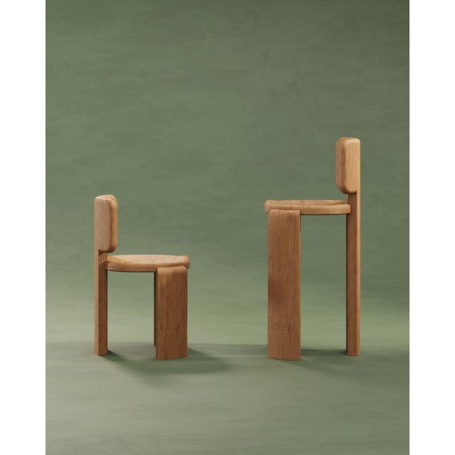 Benjamin Bar Chair by Wood Tailors Club For Sale - Image 10 of 18