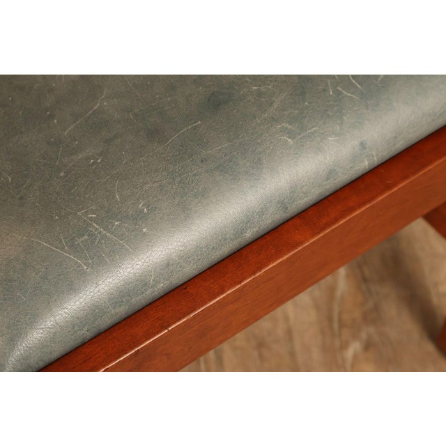 Stickley Mission Collection Set Of Eight Cherry Spindle Dining Chairs For Sale - Image 10 of 18