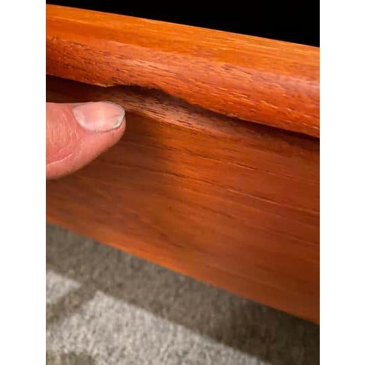 Norway Teak 4 Drawer Dresser in Scandinavian Modern Style, 1965 For Sale - Image 10 of 10