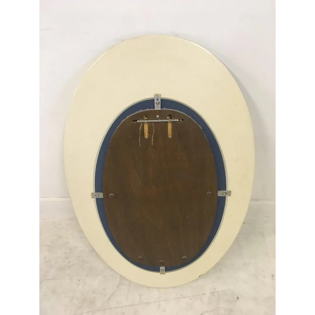 This oval teardrop shaped mirror from Cristal Art has a silvery blue coloured glass edge and is of fabulous quality with...