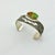 American 1990s Vintage Southwestern Navajo American Silversmith Fritson Toledo Sterling & Green Turquoise Cuff Bracelet - 7” For Sale - Image 3 of 18