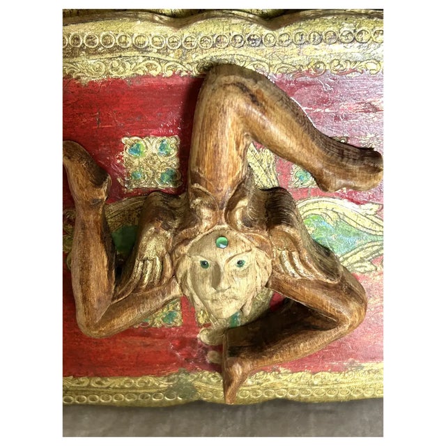 Italian mid-century Medusa Trinacria, the Greek Gorgon, one of a kind box. Both Medusa and the box started out as 2...