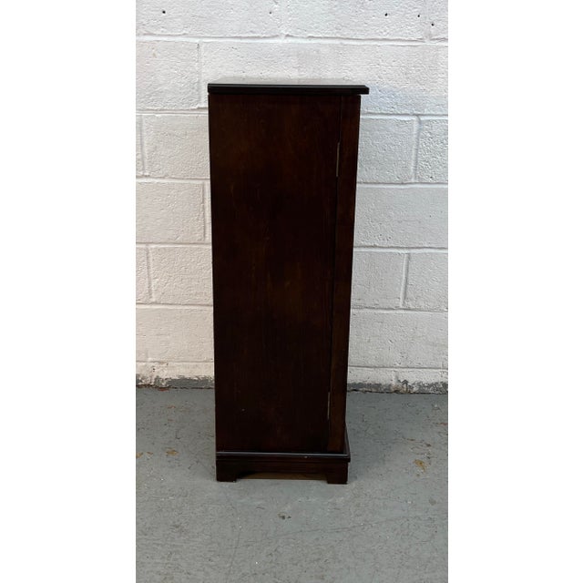Black 1990s Unique Tall Jewelry Armoire For Sale - Image 8 of 10