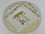 19th Century Cupid Plate, Antique Transferware Handkerchief Plate For Sale - Image 5 of 9
