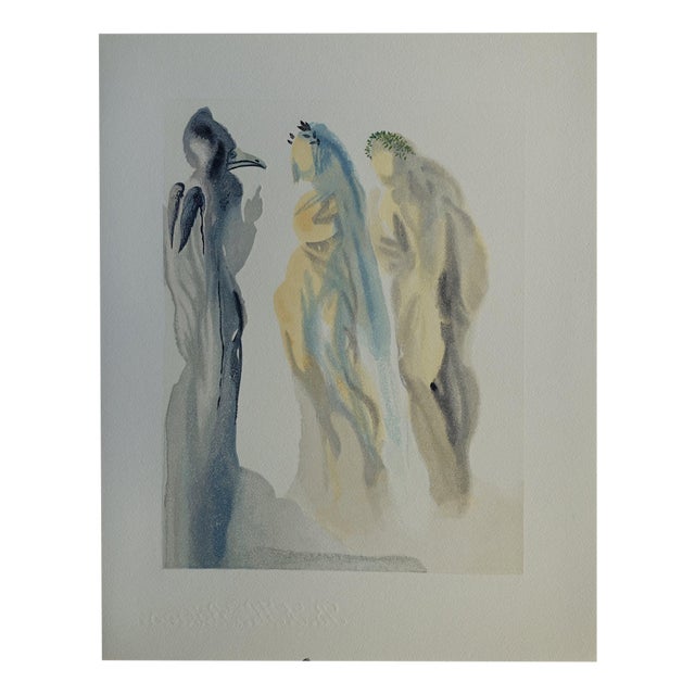 Salvador Dali, The Sky of Venus, Woodcut For Sale