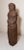 Antique 1800s Hand Carved Wood Folk Art Friar Monk Statue Sculpture Religious For Sale - Image 4 of 11