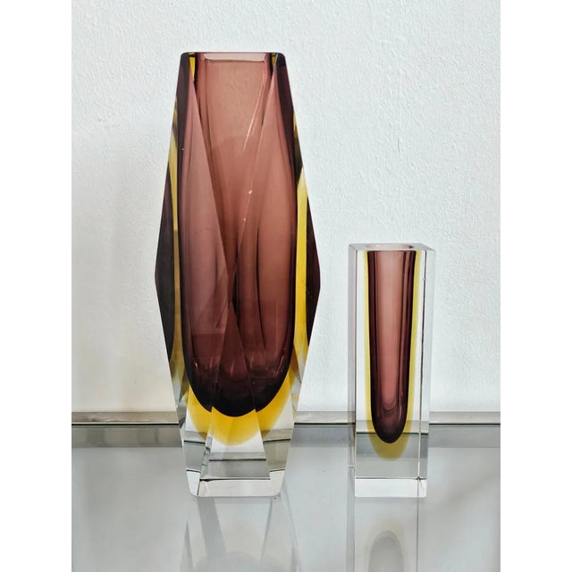 1970s Mid-Century Modern Sommerso Glass Vases, Italy, 1970s, Set of 11 For Sale - Image 5 of 11
