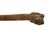 Wood Antique Dog Head With Beady Eyes Hand Carved Folk Art Walking Stick Cane For Sale - Image 7 of 9