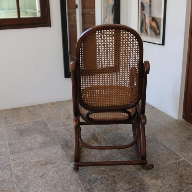 Vintage Rocking Chair by Michael Thonet, 1970s For Sale - Image 12 of 18