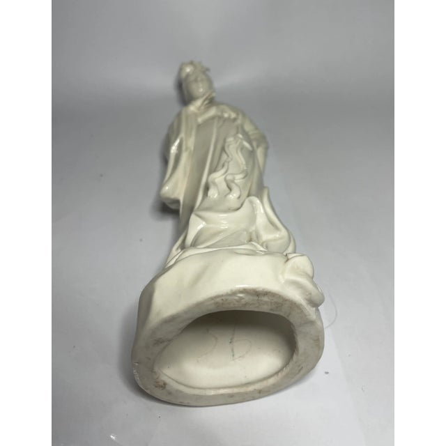 Ceramic 19th Century Blanc De Chine Figurine For Sale - Image 7 of 8