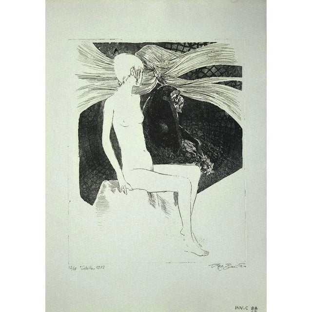 The Sibyl is an original Contemporary artwork realized in the 1972 by the Italian artist Leo Guida. Original Etching on...