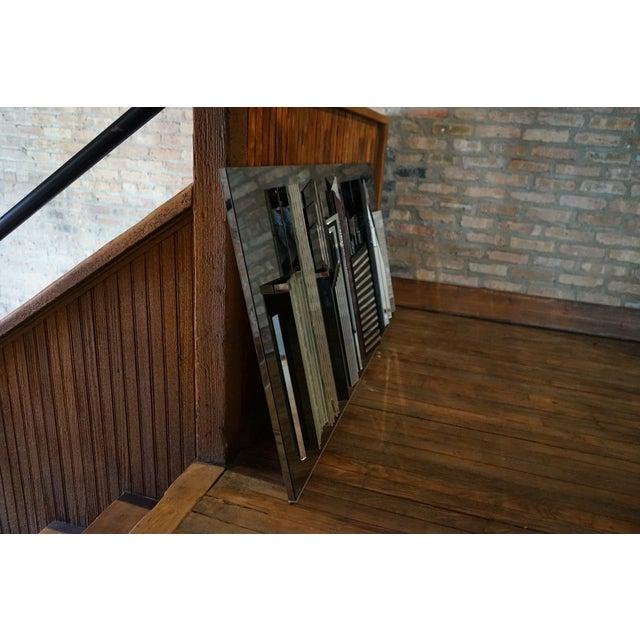 Postmodern 1990s Grand Scale Mirrored Chicago Skyline Sculpture by Harvard Reflections For Sale - Image 3 of 12