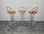 Vintage Space Age Italian Bar Stools, 1970, Set of 3 For Sale - Image 6 of 14