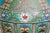 Japanese Antique Japanese Enamel-Over-Bronze Cloisonné Vase With Peacock Handles For Sale - Image 3 of 7