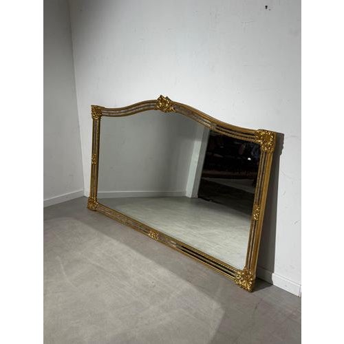 Vintage Wall Mirror with Gilded Frame from Deknudt For Sale - Image 3 of 6