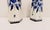 Vintage Blue Hand-Painted Floral Vases from Delft, 1920s, Set of 2 For Sale - Image 11 of 18