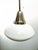 Vintage Hanging Light in White Opal Glass, 1950s For Sale - Image 11 of 12