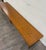 Brown Vintage Mid Century Modern 84 Inch Solid Oak Bench For Sale - Image 8 of 12