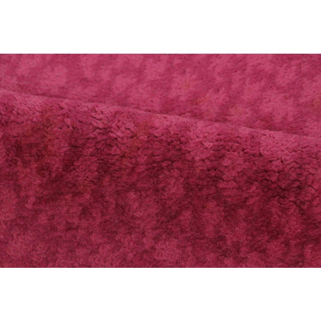 Vintage Dutch Raspberry Wool Runner, 1930-1939 by Rug & Kilim For Sale In New York - Image 6 of 9