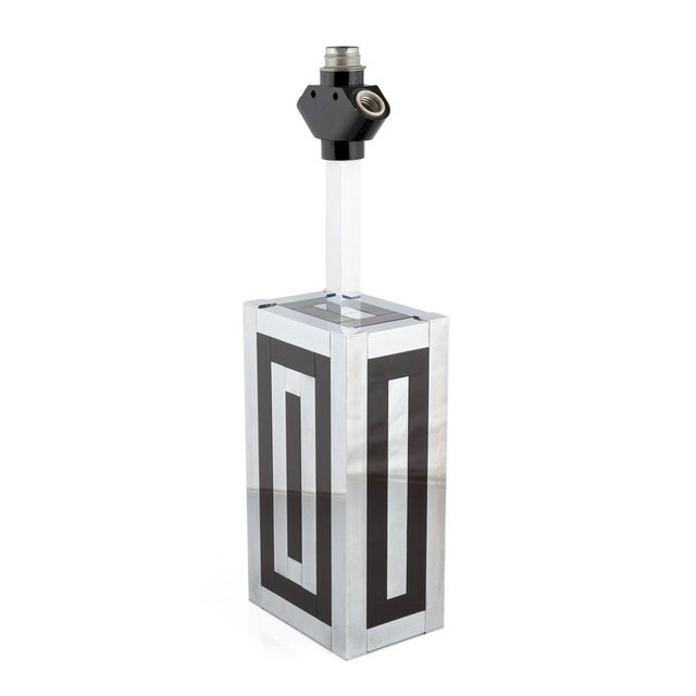 Geometric Table Lamp from BD Lumica, 1970s For Sale - Image 4 of 6