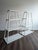 Purchased brand new for our previous home, but since downsizing, these no longer fit. Beautiful pair of white pyramid...